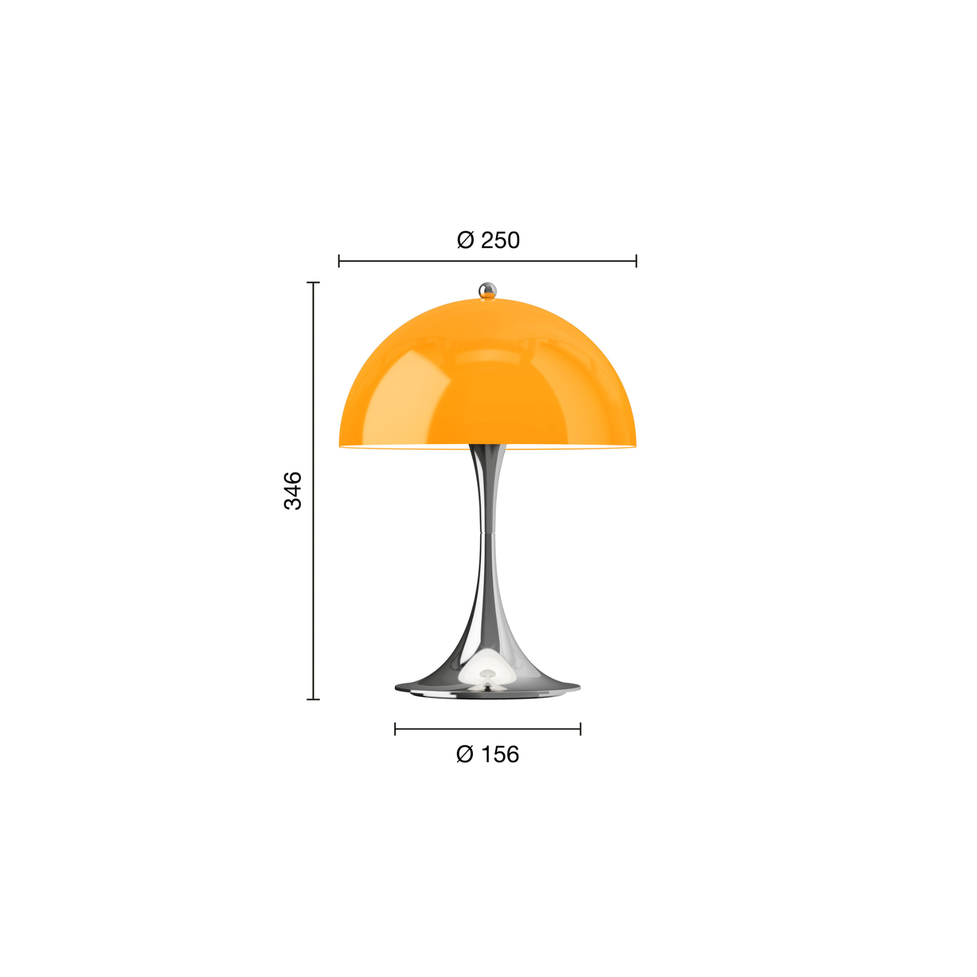 Louis Poulsen Panthella Original 250 Portable Lamp