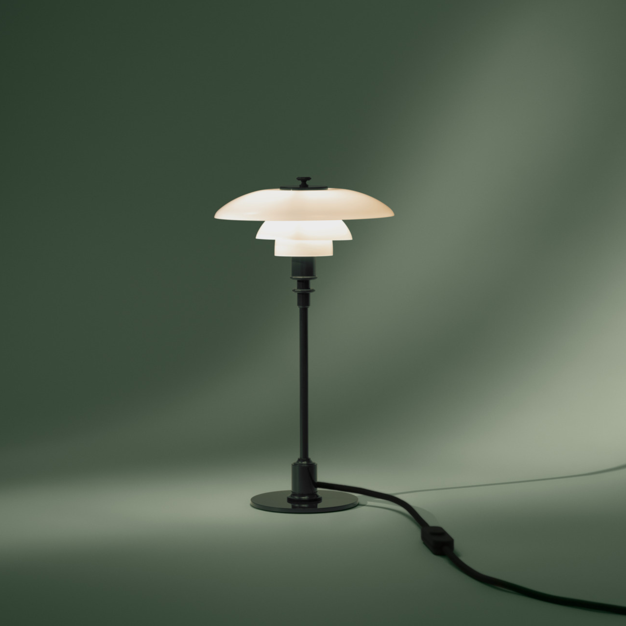 PH 2/1 bordlampe | Glossy Deep Green