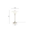 PH 3/2 bordlampe | Glossy Deep Beige