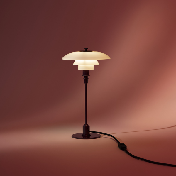 PH 2/1 bordlampe | Glossy Deep Burgundy