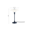 PH 3/2 bordlampe | Glossy Deep Blue