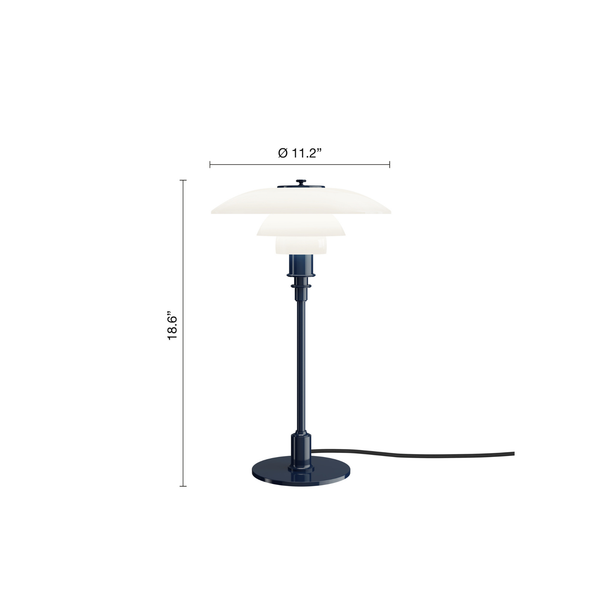 PH 3/2 bordlampe | Glossy Deep Blue
