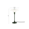 PH 3/2 bordlampe | Glossy Deep Green