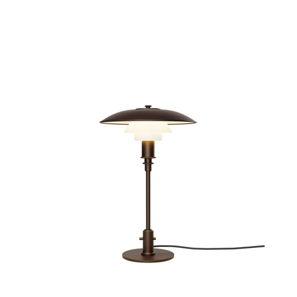 Louis Poulsen PH 3/2 aged brass opal bordlampe
