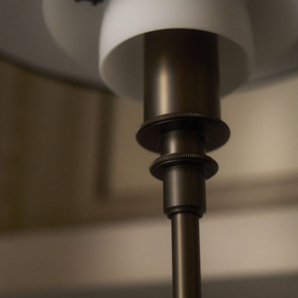 Louis Poulsen PH 3/2 aged brass opal bordlampe