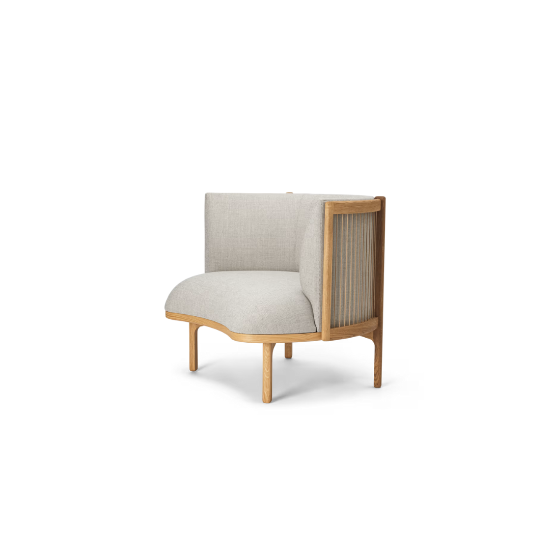 Rikke Frost RF1904 Sideways loungestol - Stof
