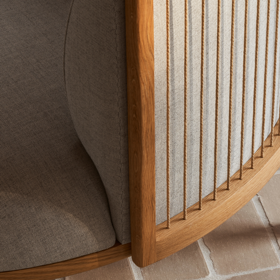 Rikke Frost RF1904 Sideways loungestol - Stof