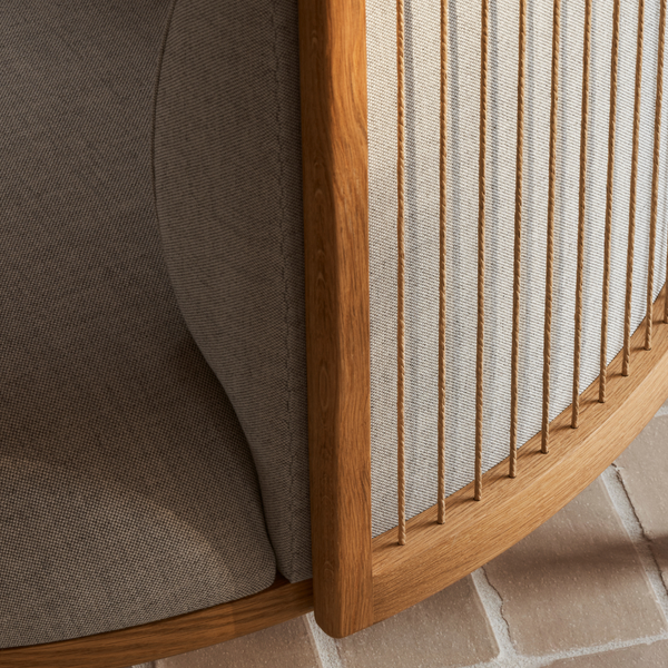 Rikke Frost RF1904 Sideways loungestol - Stof