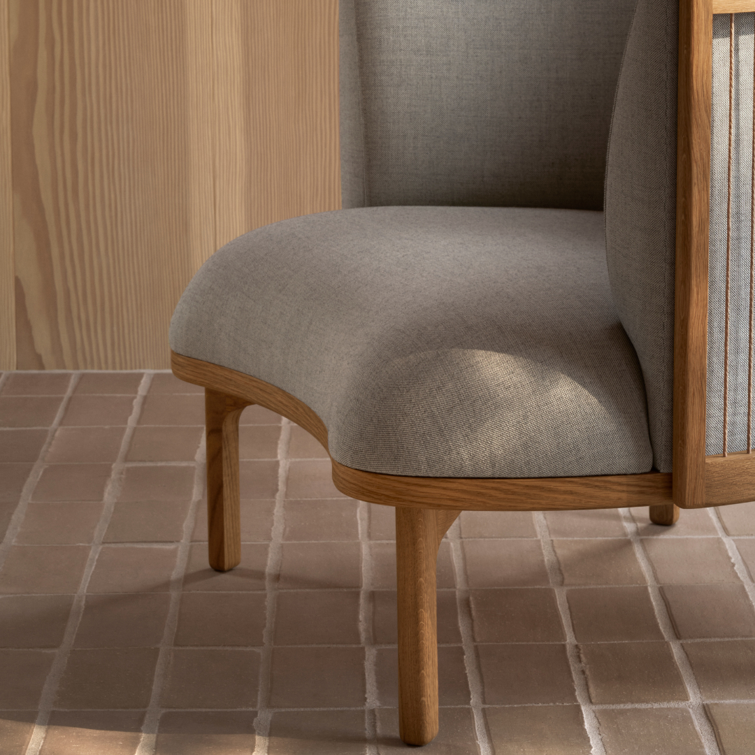 Rikke Frost RF1904 Sideways loungestol - Stof