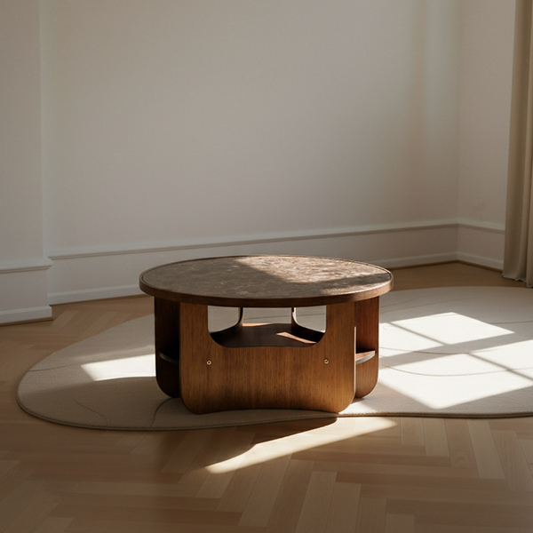 Rikke Frost Vido sofabord - marmor bordplade