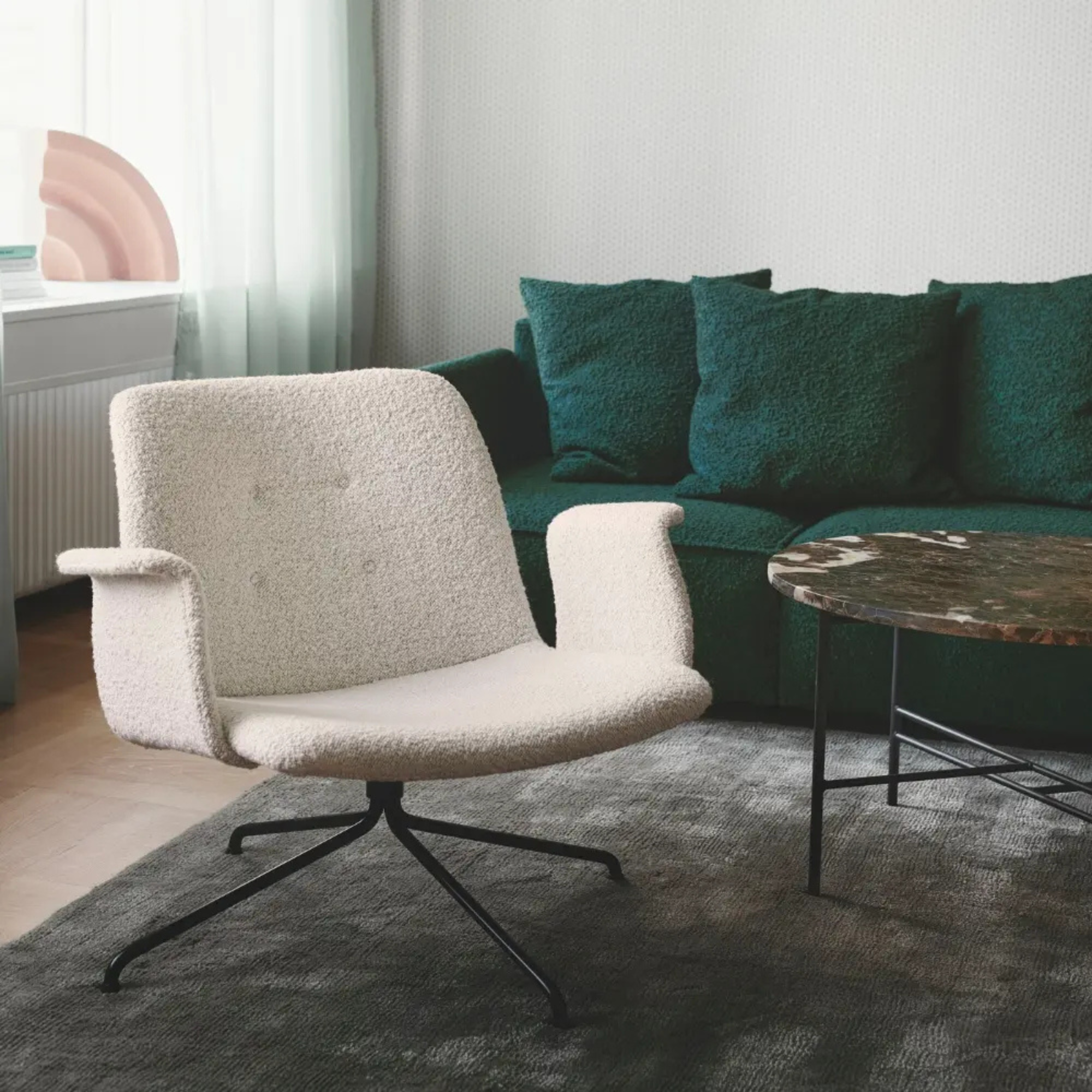 Sibast Furniture Primum loungestol | Drejbart stel