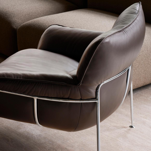 Wendelbo Duvet loungestol - Parma læder