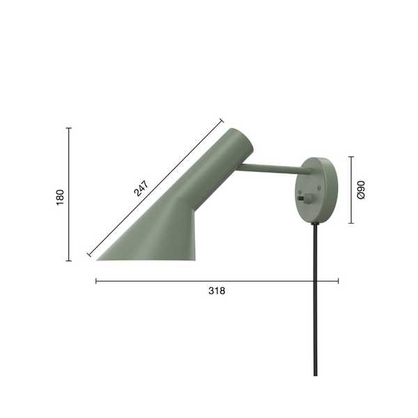 Louis Poulsen AJ Væglampe