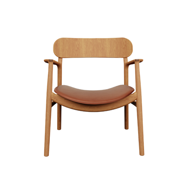 Bent Hansen Asger Lounge stol - Polstret sæde