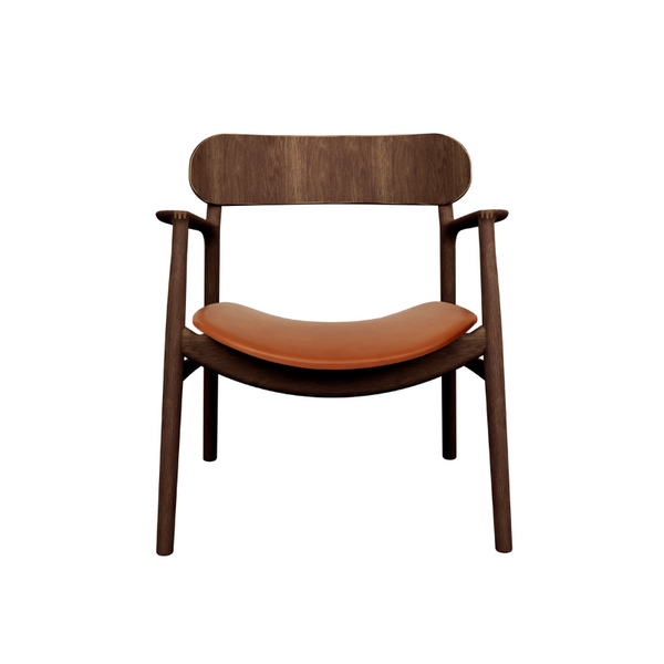 Bent Hansen Asger Lounge stol - Polstret sæde