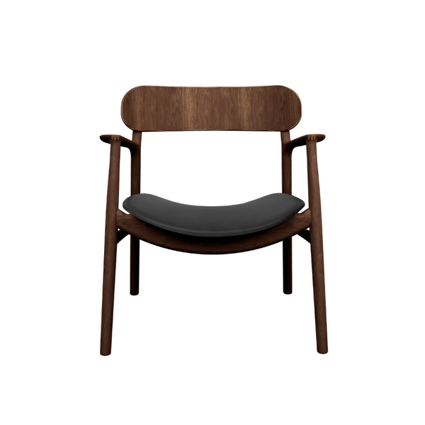 Bent Hansen Asger Lounge stol - Polstret sæde