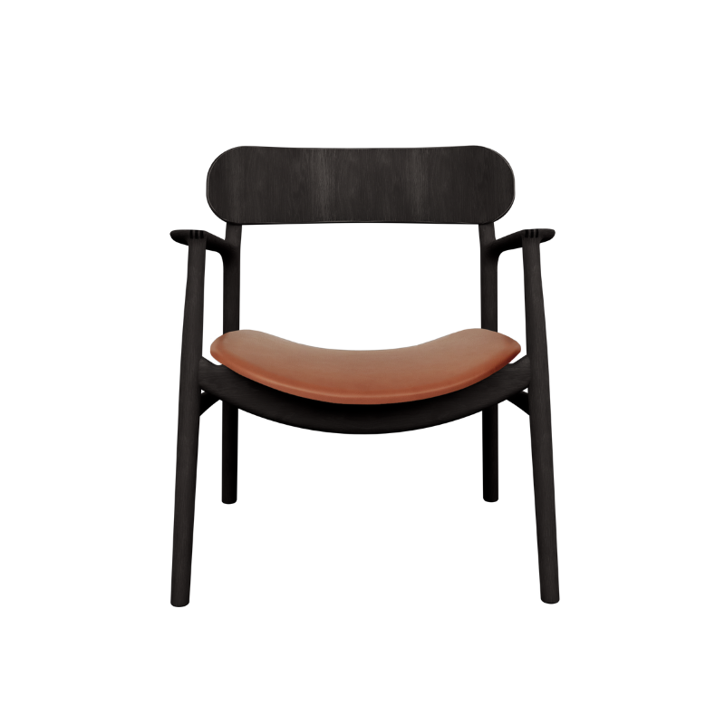 Bent Hansen Asger Lounge stol - Polstret sæde