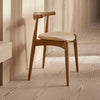 Hans J. Wegner CH20 Elbow spisestuestol - Polstret sæde