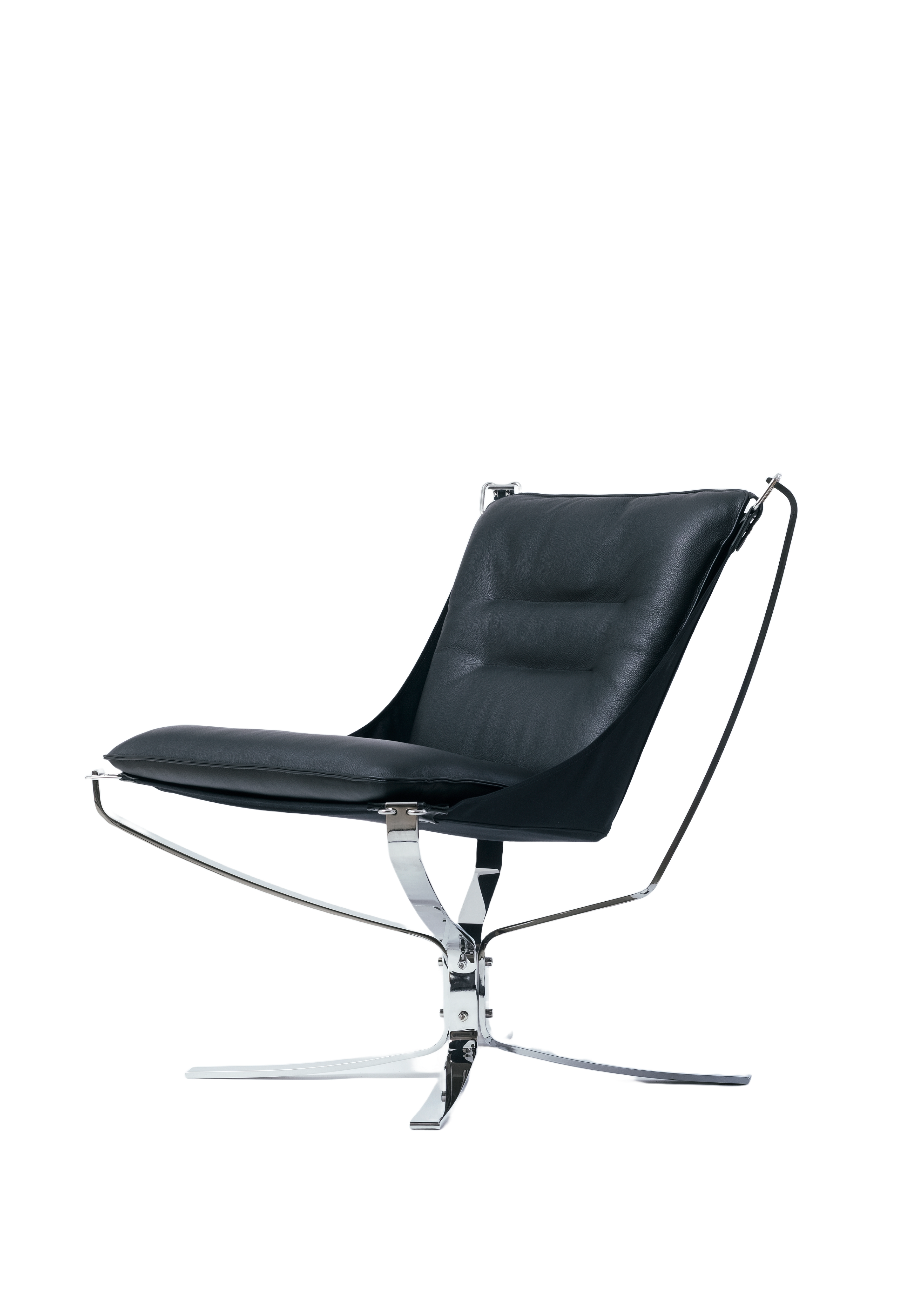 Hjelle Falcon lænestol høj/lav - Læder