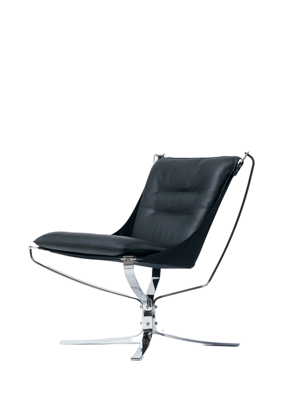 Hjelle Falcon lænestol høj/lav - Læder