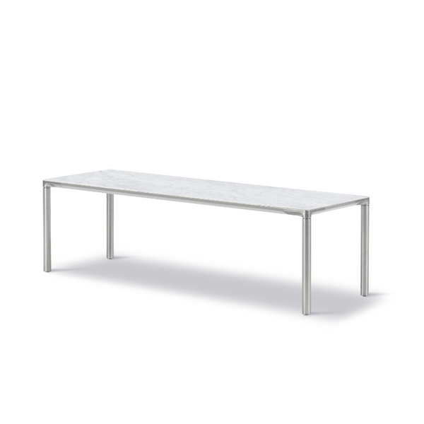 Fredericia Piloti sofaborde - Aluminium/Marmor