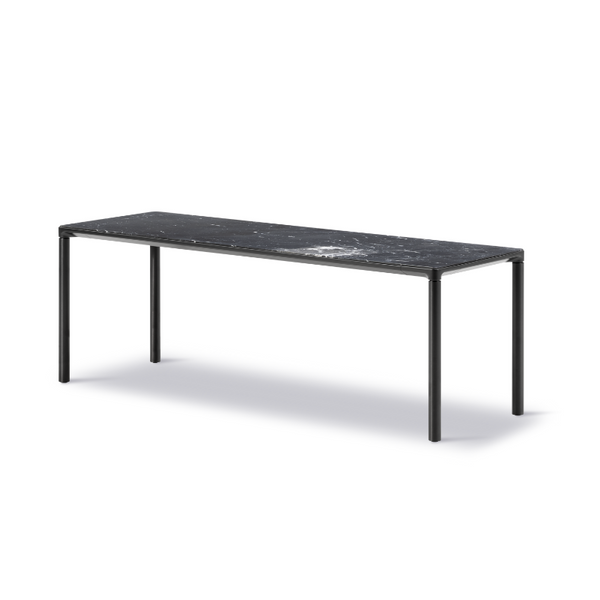 Fredericia Piloti sofaborde - Aluminium/Marmor