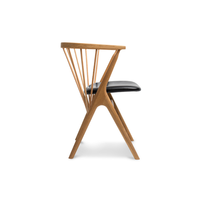 Sibast No. 8 spisestuestole - Polstret sæde