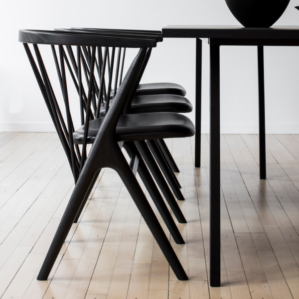 Sibast No. 8 spisestuestole - Polstret sæde