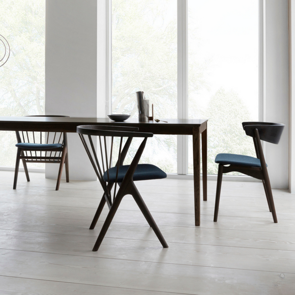 Sibast No. 8 spisestuestole - Polstret sæde