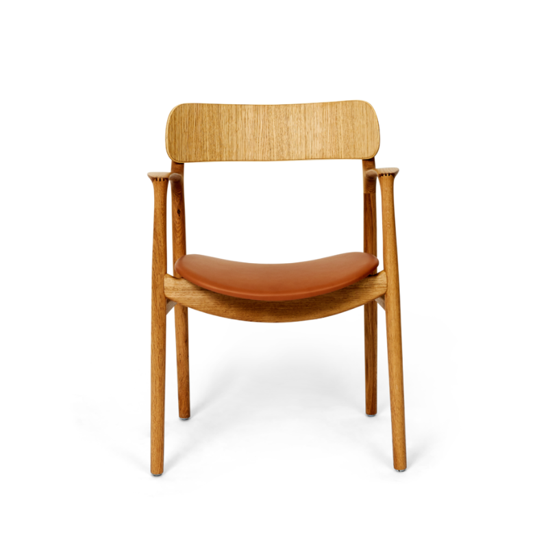 Bent Hansen Asger spisestuestol - Polstret sæde