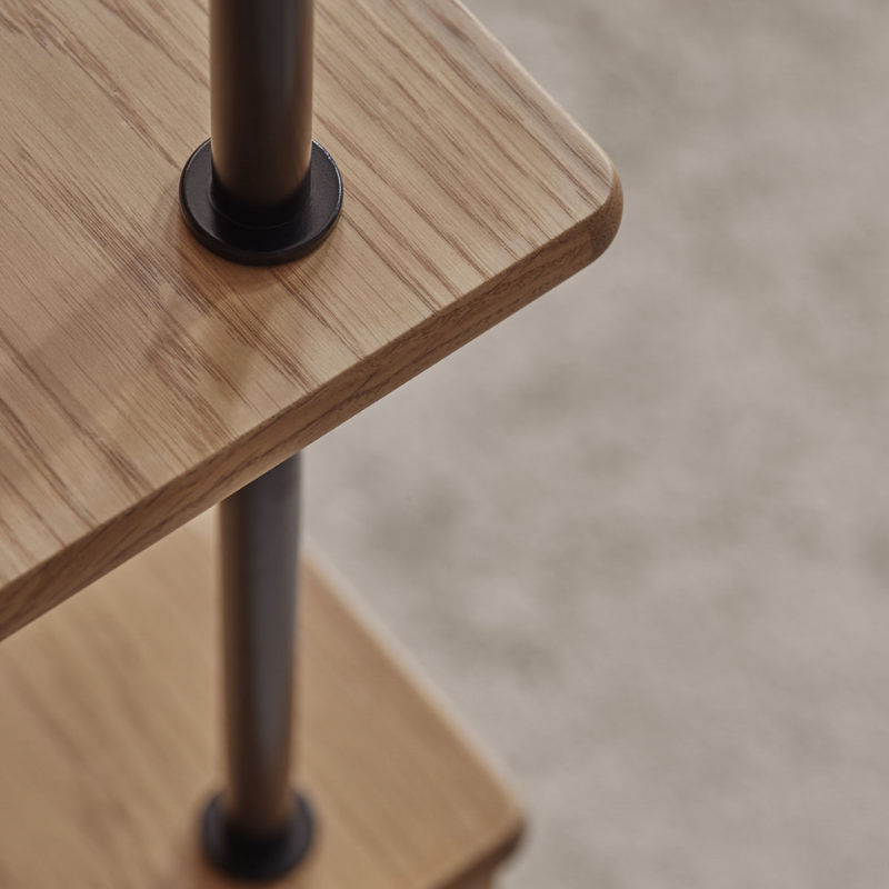 Børge Mogensen BM0253 Reol Opstilling 1 - Eg/valnød