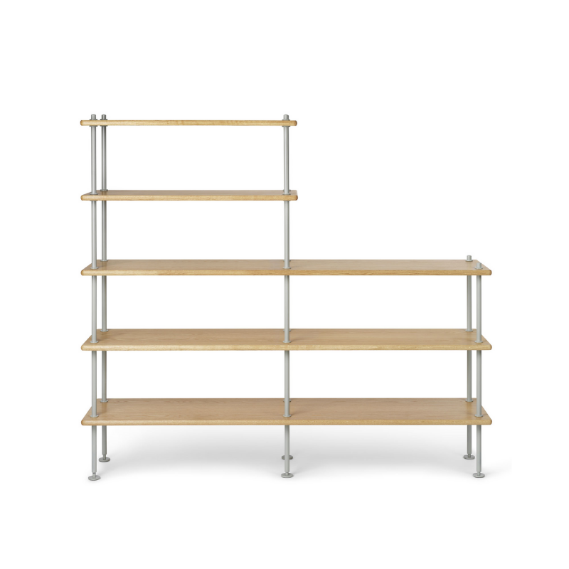 Børge Mogensen BM0253 Reol Opstilling 2 - Eg/valnød