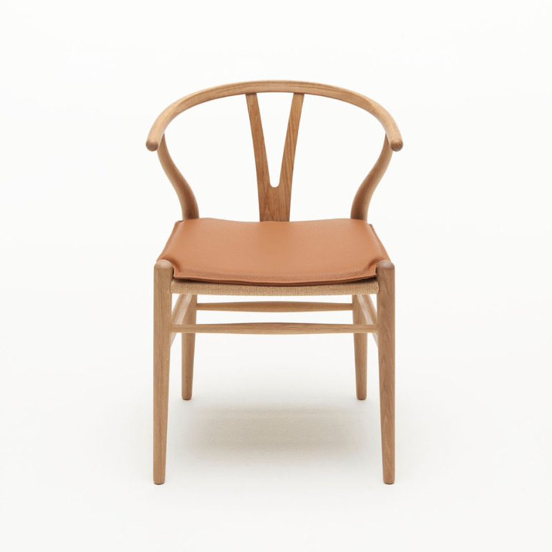 Sædehynde til CH24 Y-stol - Læder