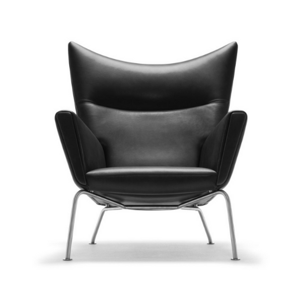 Hans J. Wegner CH445 Wing Chair lænestol - Læder
