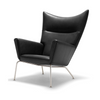 Hans J. Wegner CH445 Wing Chair lænestol - Læder
