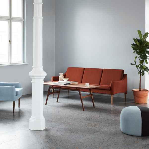 Warm Nordic Surfboard sofabord - Eg/valnød