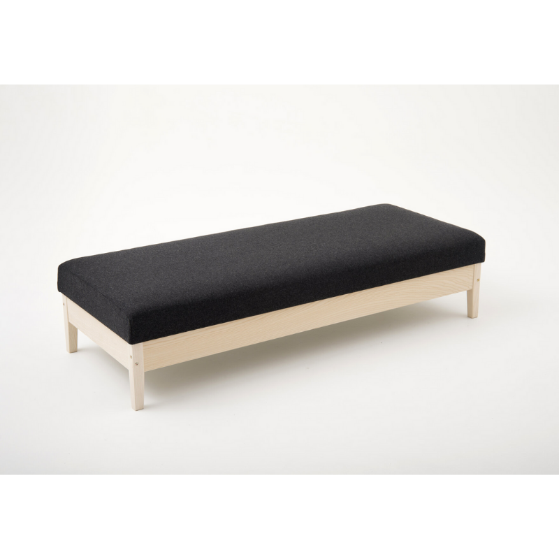 Hestbæk 409 dobbeltbriks - Koksgrå stof - Udstillingsmodel