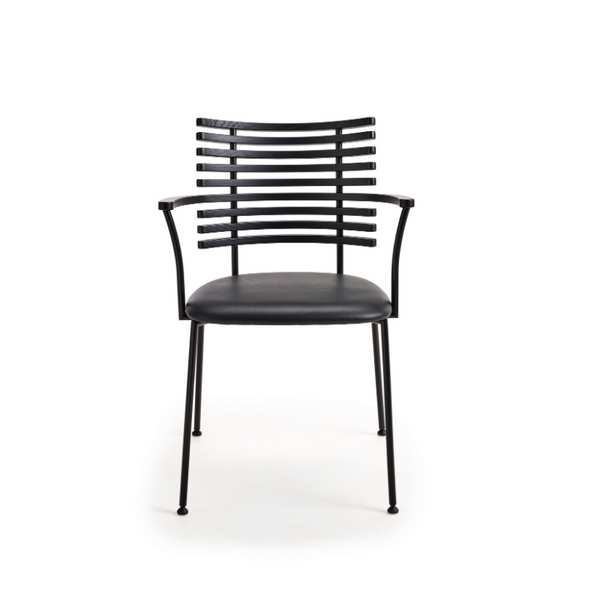 Naver Collection GM4106 Tiger spisestuestol med armlæn - Polstret sæde