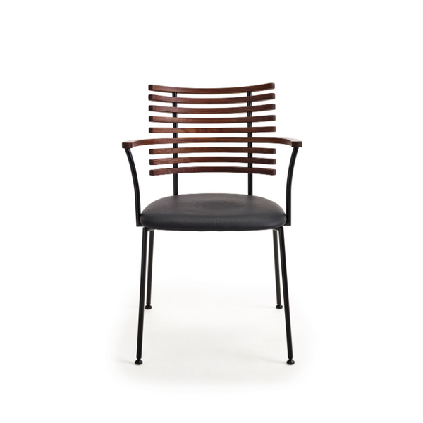 Naver Collection GM4106 Tiger spisestuestol med armlæn - Polstret sæde