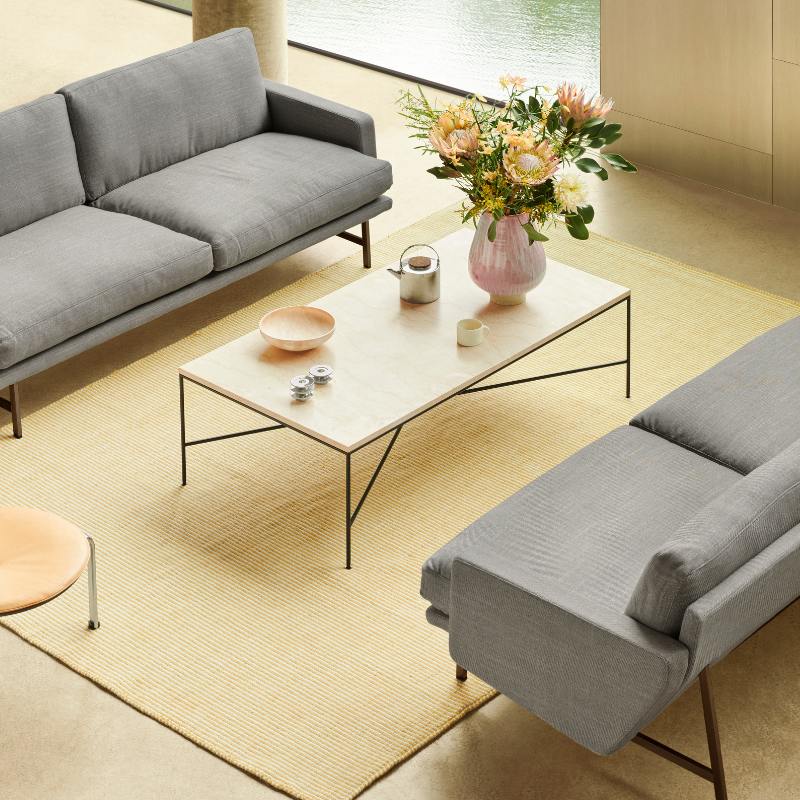 Fritz Hansen Planner sofaborde - Marmor