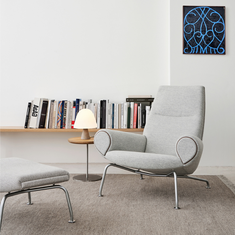 Hans J. Wegner Queen Chair - Stof