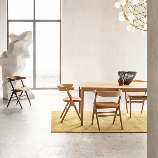 Sibast No. 9 spisestuestol - Polstret sæde