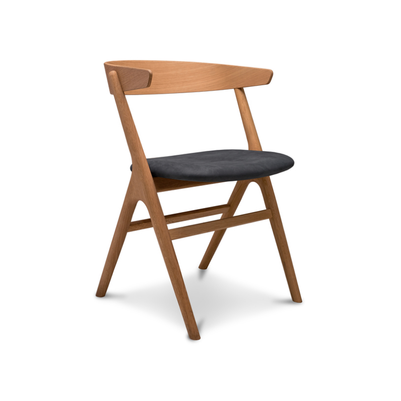 Sibast No. 9 spisestuestol - Polstret sæde