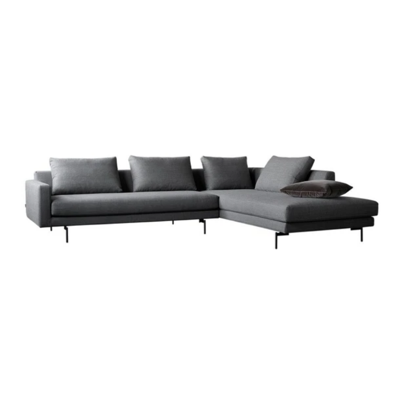 Wendelbo Edge v.2 sofa med chaiselong - Stof
