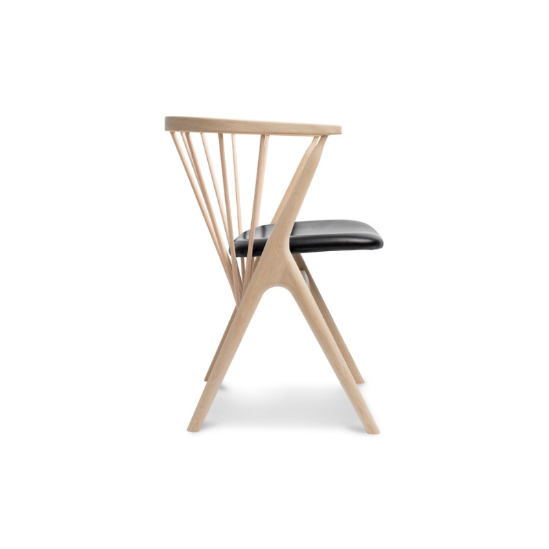 Sibast No. 8 spisestuestole - Polstret sæde