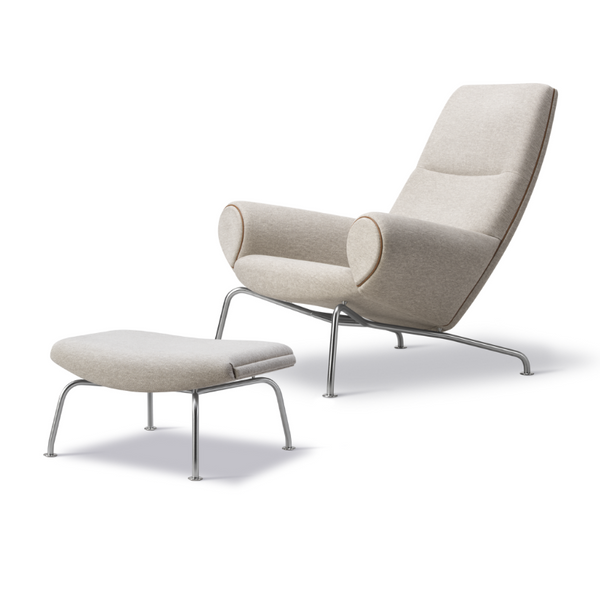 Hans J. Wegner Queen Chair - Stof