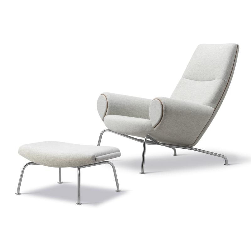 Hans J. Wegner Queen Chair - Stof