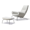 Hans J. Wegner Queen Chair - Stof