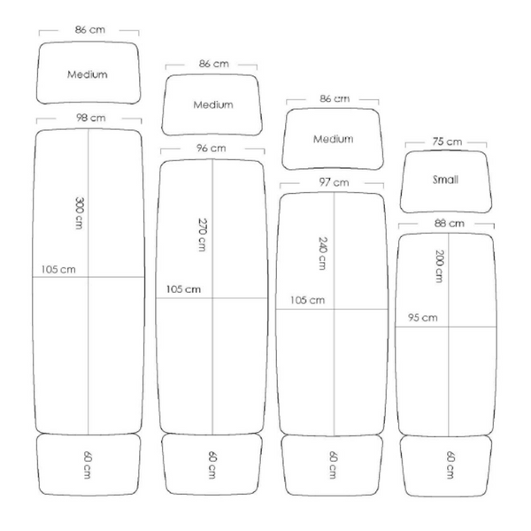 Dk3 TEN TABLE spisebord - Rektangulært - Eg/valnød